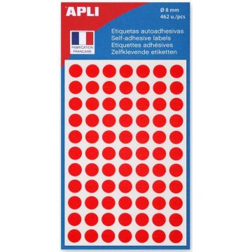 Photo Pastilles adhésives 8 mm - Rouge AGIPA 111833