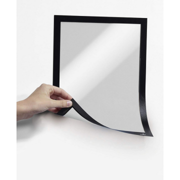 Photo DURABLE 4869-01 : Lot de 5 cadres d'affichage magnétiques - A4 - Noir