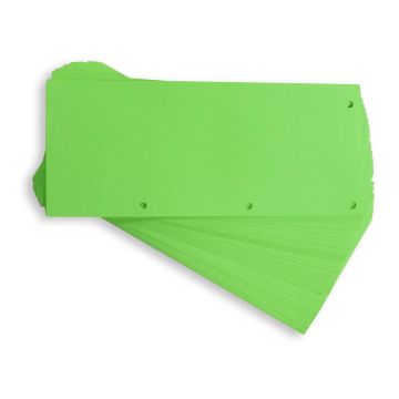 Photo Intercalaires en carton Duo - 240 x 105 mm - Vert : ELBA Lot de 60