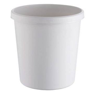 Photo Corbeille à papier 18 litres - Gris Lumière : HELIT H6105882