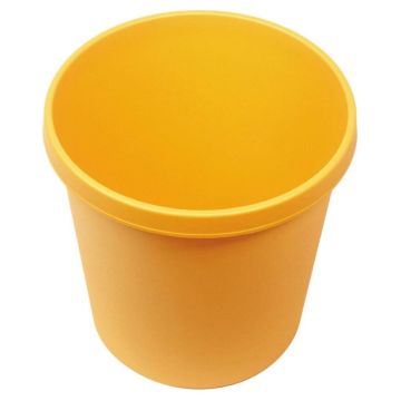 Photo Corbeille à papier 30 litres - Jaune : HELIT H6106118