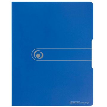 Photo HERLITZ : Protège-documents de 20 pochettes - Bleu opaque  Porte-vues 
