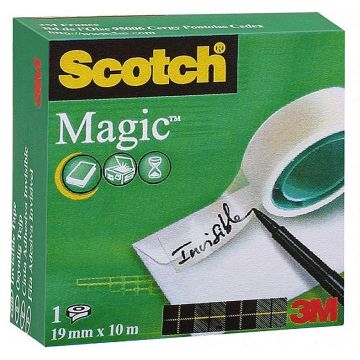 Photo Ruban adhésif invisible Magic 810 - 19 mm x 10 m photo SCOTCH 