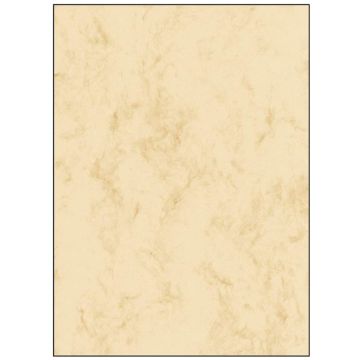 Photo SIGEL DP372 : Lot de feuilles marbrées - Format A4 - Beige