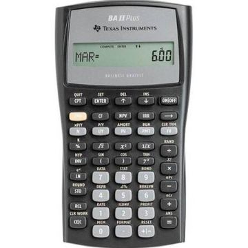 Photo TEXAS INSTRUMENTS : Calculatrice - BA II Plus college