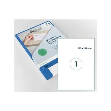 Étiquettes adhésives - 210 x 297 mm RILLPRINT Lot de 100