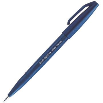 Stylo feutre Sign Pen SES15 - Bleu Nuit : PENTEL ARTS