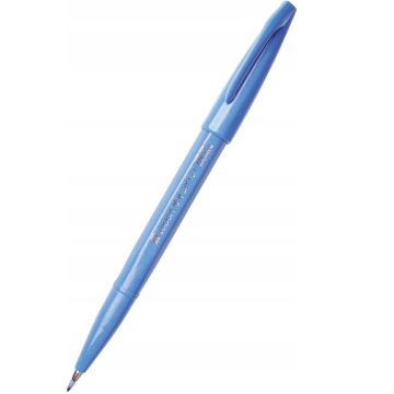 Stylo feutre Sign Pen SES15 - Bleu Clair : PENTEL ARTS