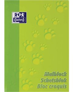 Photo Bloc à dessin de 100 feuilles blanches - A4 OXFORD 