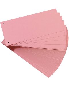 Photo OXFORD : Lot de 100 intercalaires en carton - Rouge 100205027