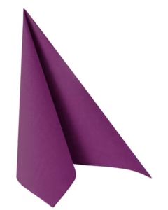 Lot de 50 Serviettes en papier - Lilas - 400 x 400 mm PAPSTAR ROYAL Collection image