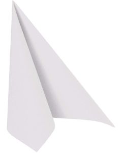 Lot de 50 Serviettes en papier - Blanc - 400 x 400 mm : PAPSTAR ROYAL Collection Visuel