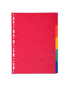 EXACOMPTA : Jeu de 5 intercalaires neutres en carte lustrée 1405E