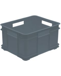 Bac de rangement Euro-Box XL - 28 litres - Gris : KEEEPER Bruno