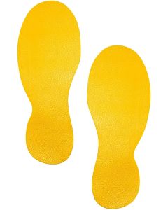 PIEDS Marquage adhésif de zone - Jaune : DURABLE Lot de 10 Visuel
