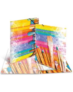 Chemise à élastiques A3 - Motif Pinceaux Design : HERMA image