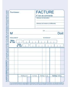 Photo 2051 ELVE Blocs de Factures - 140 x 105 mm