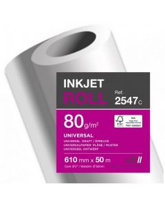 Papier pour Traceur jet d'encre - 610 mm x 50 m : CLAIREFONTAINE Visuel