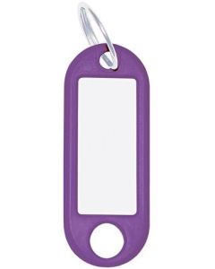 Lot de 100 Porte-clés - Violet : WEDO Visuel
