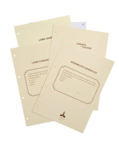 Recharge pour registre juridique - 100 feuillets - 90 g Le DAUPHIN