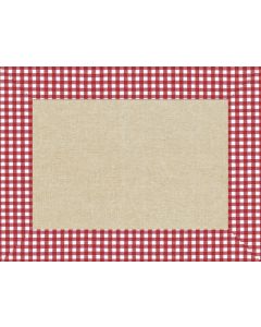 COGIR :  Lot de  500 sets de table - Lin Vichy 314284