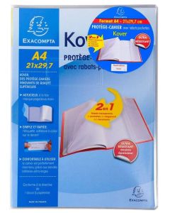 Protège-cahiers translucides - A4 - Incolore EXACOMPTA Kover Image
