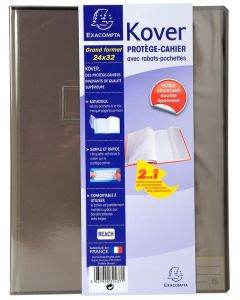 Protège-cahiers translucides - A4 Maxi - Assortiment EXACOMPTA Kover Image