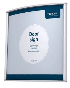 Plaque de Porte - 150 x 150 mm - Argent : EUROPEL image