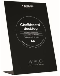 Présentoir de Table incliné - A4 - Noir : EUROPEL image
