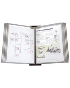 Pupitre à fixation murale - Noir TARIFOLD BLACK LINE Lot de 10 image