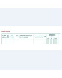 EXACOMPTA : Registre Bijoutier - Magasiniers - Livre de police pour métaux précieux  4452E