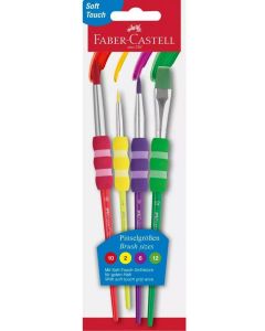 Kit de 4 pinceaux n° 2, 6, 10 et 12 : FABER-CASTELL image