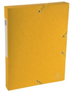 Boîte de classement Scotten - Dos 40 mm - Jaune EXACOMPTA Visuel