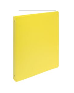 Exacompta 512809E : Classeur semi-rigide Jaune - 4 anneaux