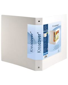 Classeur Personnalisable 1 Pochette 3 faces - Blanc - 4 anneaux de 30 mm EXACOMPTA Visuel
