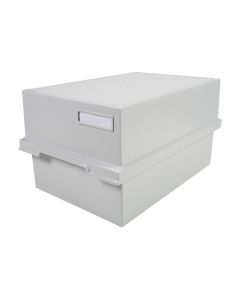 Boite pour 1200 fiches  - Format A4 - Gris lumière EXACOMPTA 51540D