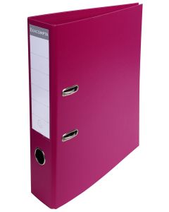 Classeur à levier en PVC - Dos de 70 mm - Fuchsia : EXACOMPTA Visuel
