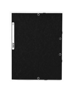 Lot de 50 chemises à élastiques 55301E Noir Exacompta