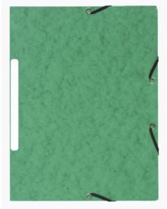 Chemise à élastiques - 3 rabats - Vert Marbré : EXACOMPTA image