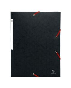 EXACOMPTA 55751E - Chemises à élastiques Scotten - Noir