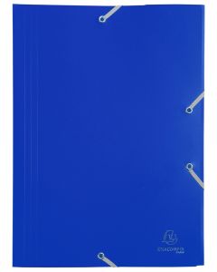 Chemise à élastiques - Bleu : EXACOMPTA Eco Visuel