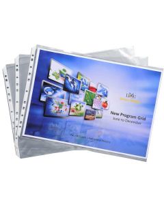 Exactive Pochettes perforées - A3 297 x 420 mm EXACOMPTA Portfolio Lot de 10