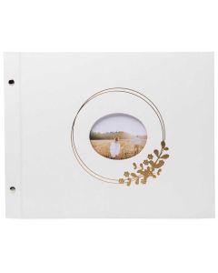 Album Photos à vis - 370 x 290 mm - 160 Photos - Blanc : EXACOMPTA Ringflower