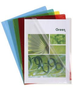 Lot de 10 Pochettes à Coins A4 en PVC lisse - Assortiment : EXACOMPTA Modèle