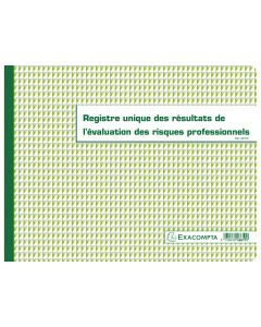 Registre des risques professionnels (ERP) EXACOMPTA 6617E 
