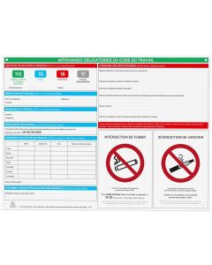 Panneau d'affichage obligatoire EXACOMPTA 6680E