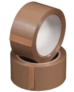 Ruban adhésif 50 mm x 66 m - Marron : HAPPEL