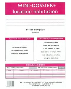 Dossier de Location Habitation WEBER
