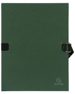 Chemise à sangle toilée extensible - Vert foncé : EXACOMPTA Modèle