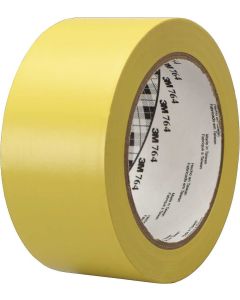 Ruban adhésif en PVC Jaune - 50,8 mm x 33 m : 3M 764I